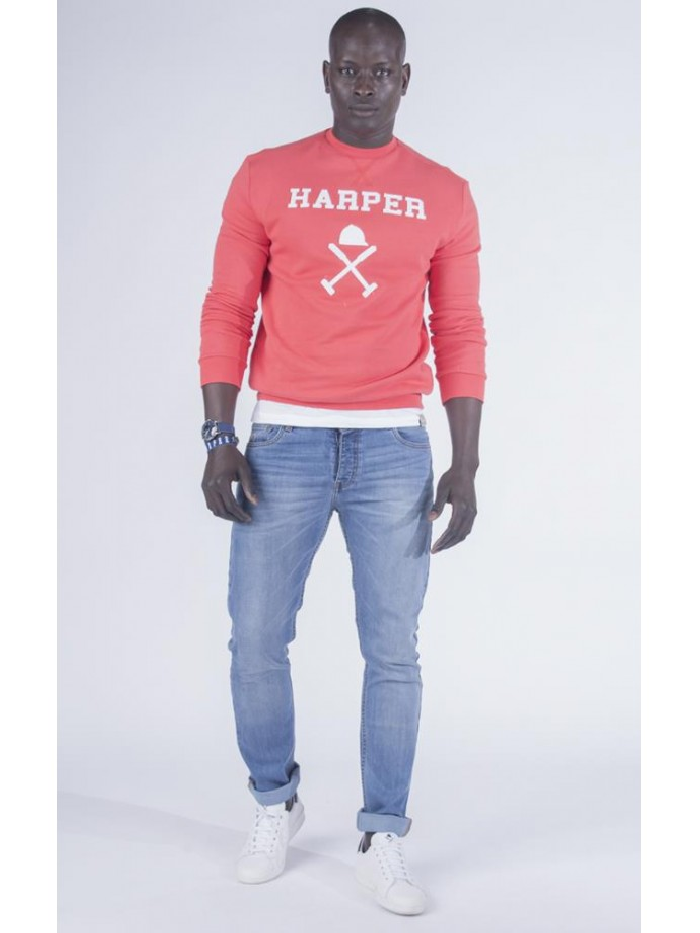 Sudadera Sweatshirt Icon Coral · Harper & Neyer