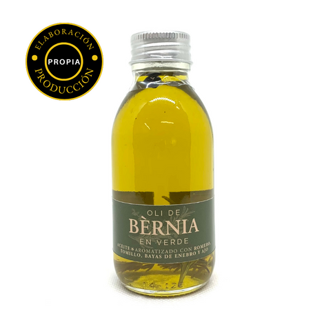 Aceite Oli de Bèrnia en verde (aromatizado hierbas) 125 ml