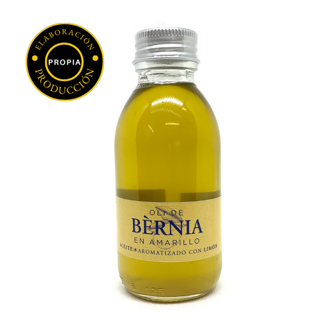 Aceite Oli de Bèrnia en amarillo (aromatizado limón) 125 ml