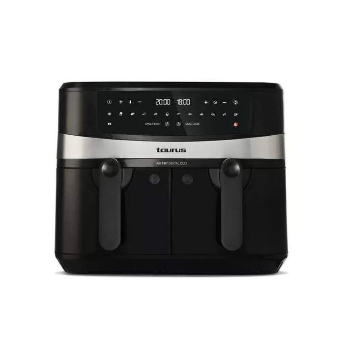 FREIDORA TAURUS DIGITAL DUO 4.5L+4.5L SIN ACEITE