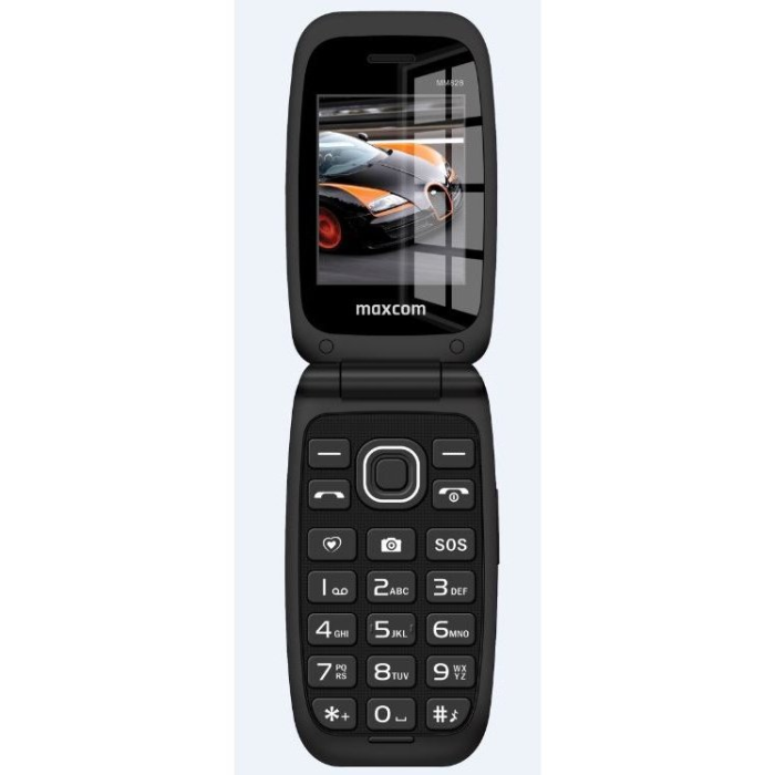 TELÉFONO MÓVIL SENIOR MAXCOM MM828 4G NEGRO