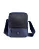 Bolso cruzado tecno azul y negro