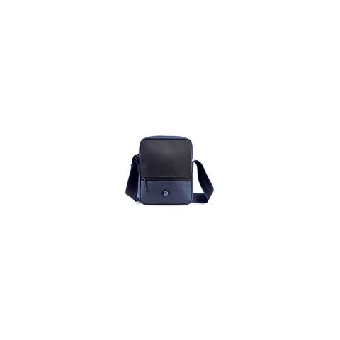 Bolso cruzado tecno azul y negro