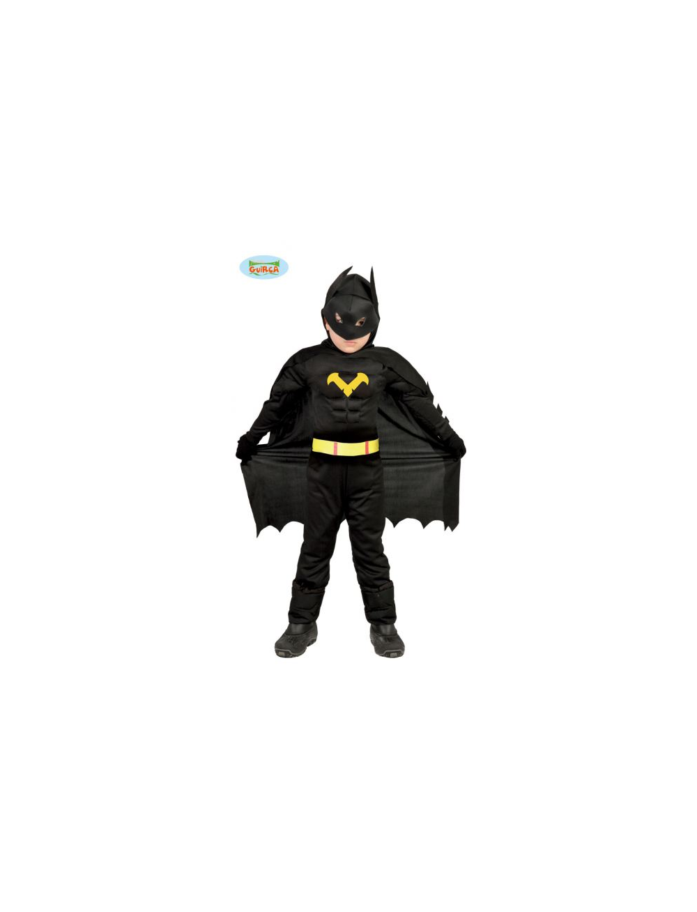 Meandro Posible Cúal Disfraz de niño de Batman con músculos - La Xabiera - Marketplace productos  de Xàbia