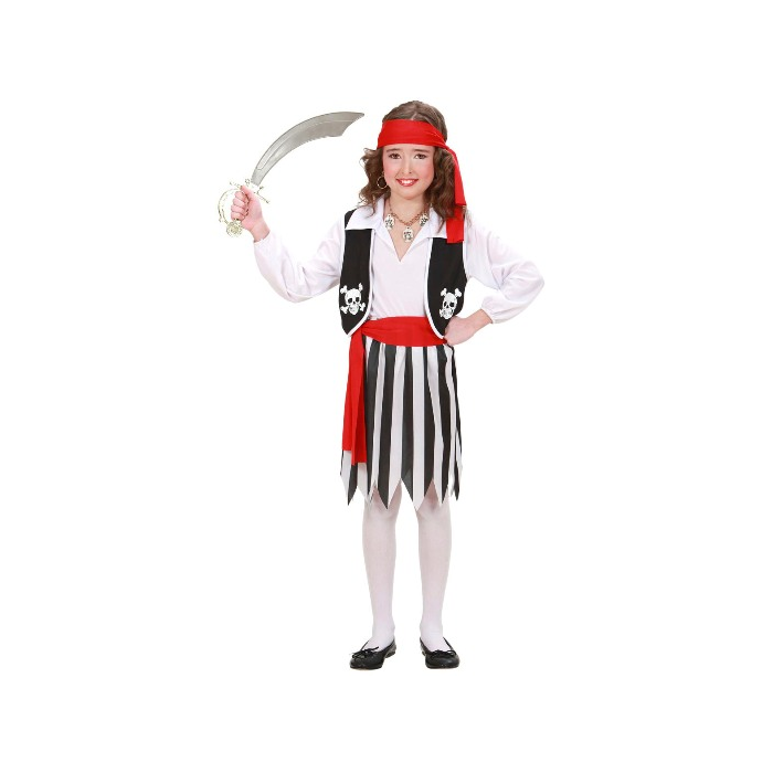 Disfraz de niña de pirata