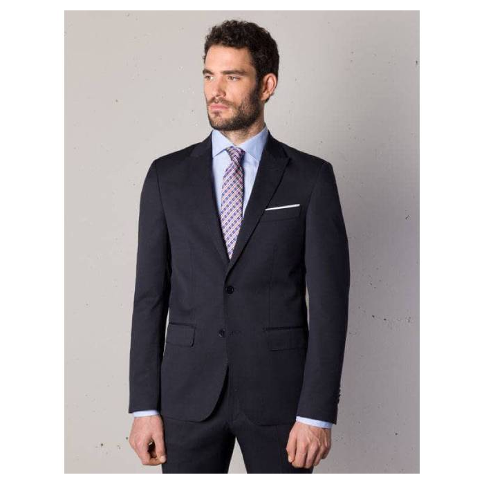 Traje vestir slim fit marino liso · Etiem